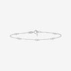 Diamond Bezel Station Bracelet