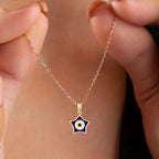 Evil Eye Star Charm Pendant