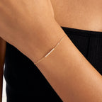 Pave Diamond Bar Bracelet
