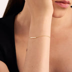 Pave Diamond Bar Bracelet