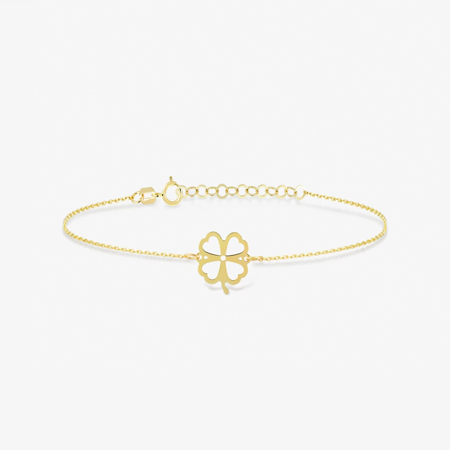 Clover Bracelet in 14K Solid Gold