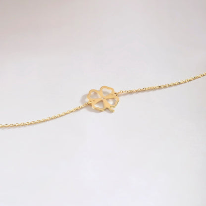 Clover Bracelet in 14K Solid Gold