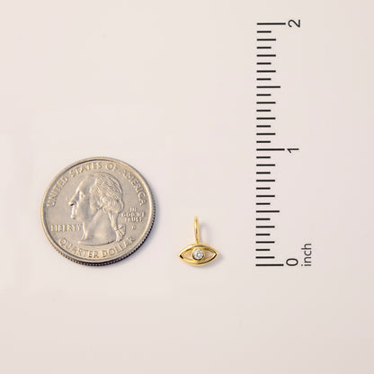 Diamond Evil Eye Charm