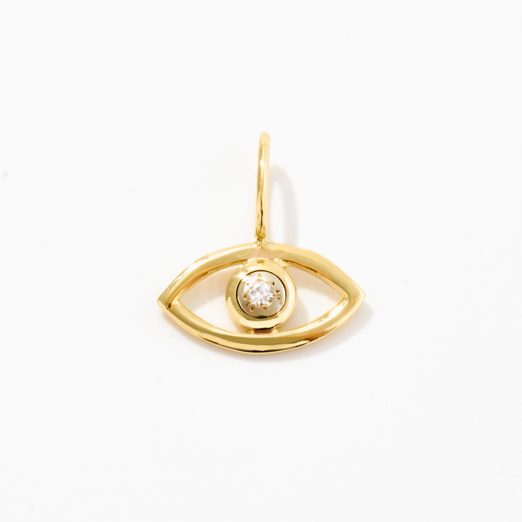 Diamond Evil Eye Charm