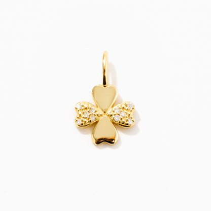 Diamond Clover Charm