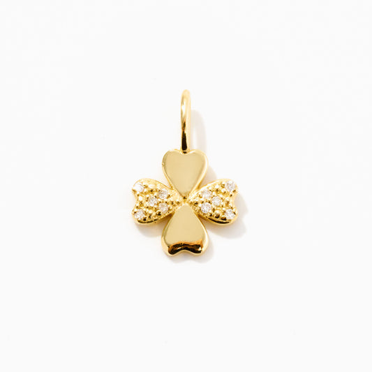 Diamond Clover Charm