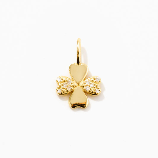 Diamond Clover Charm