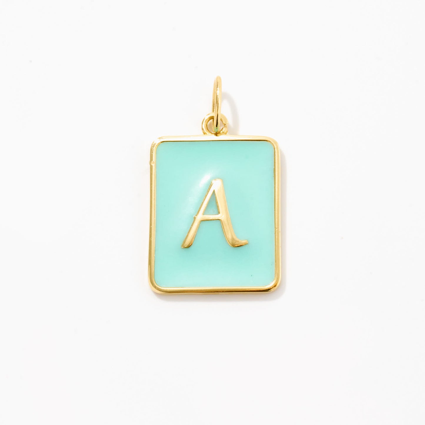 Letter Charm with Enamel