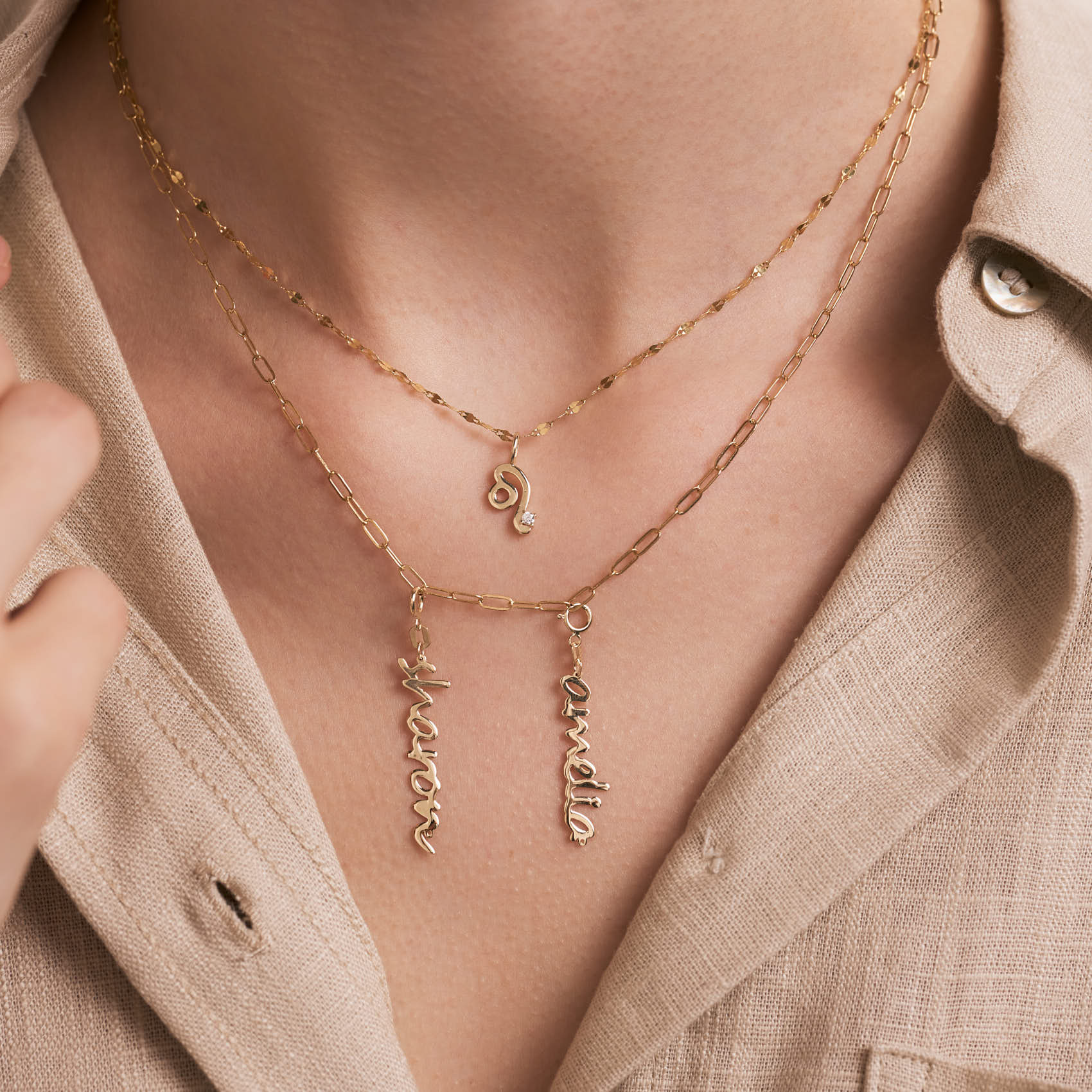 Diamond Zodiac Charm