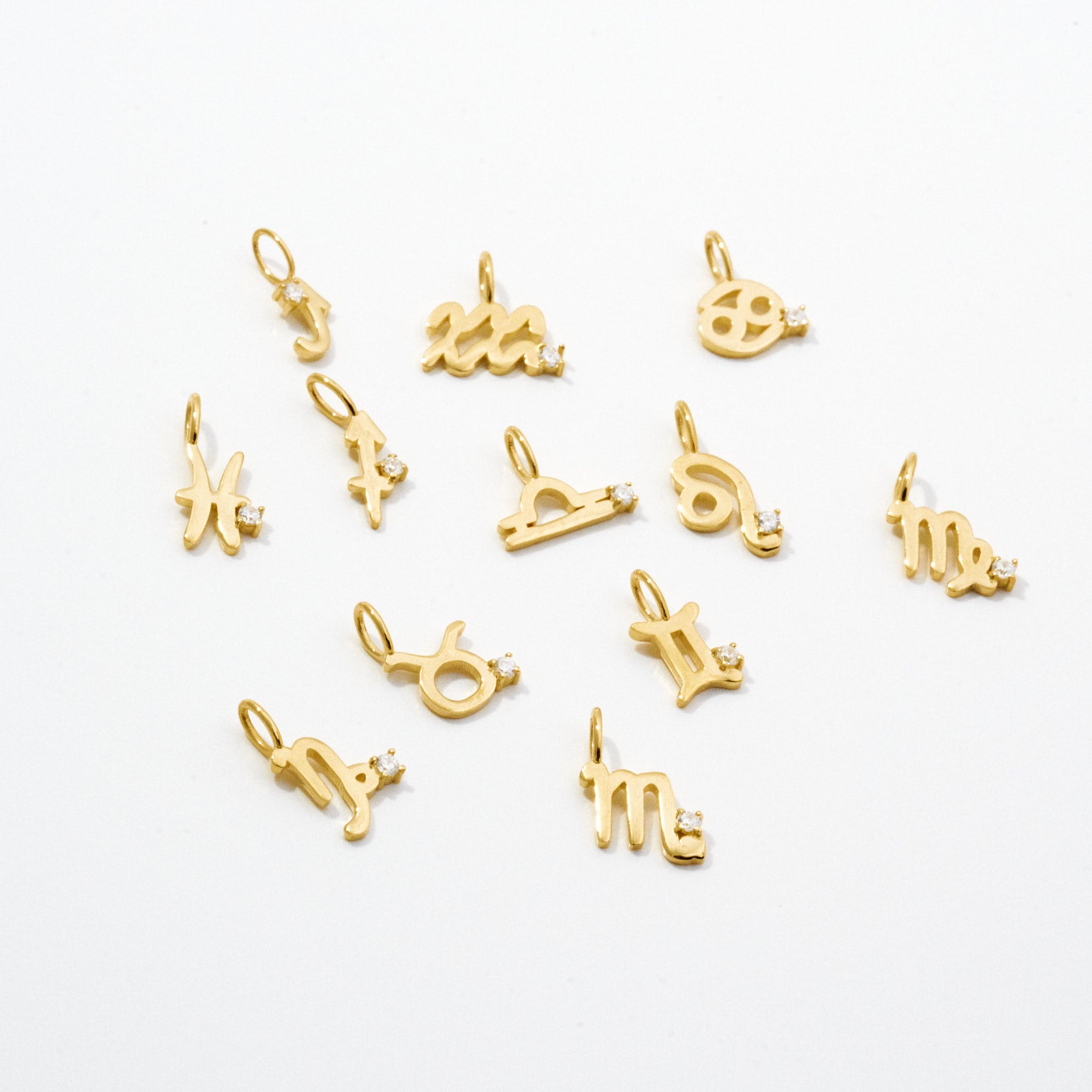 Diamond Zodiac Charm