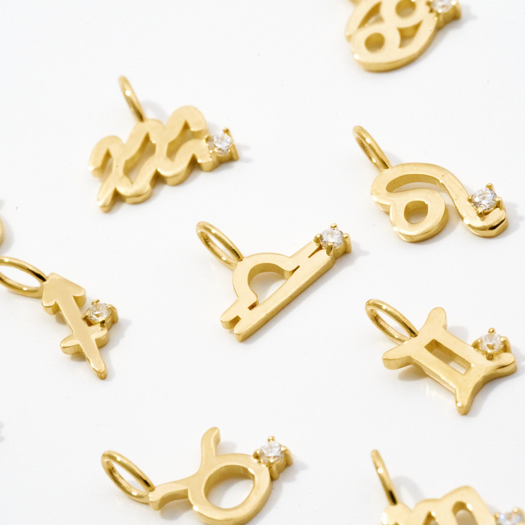 Diamond Zodiac Charm