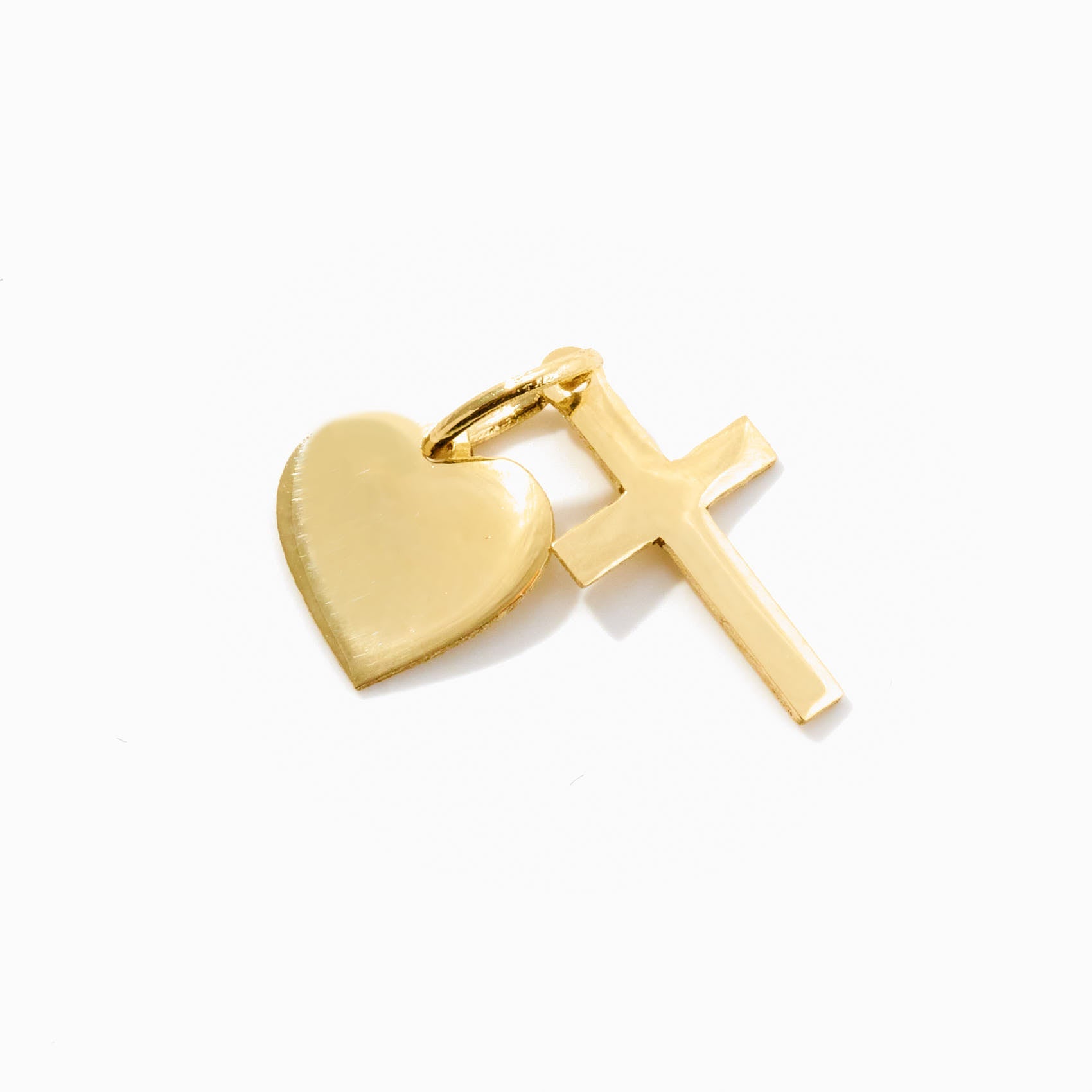 Cross and Heart Charms