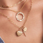 Engravable Open Circle Charm
