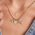Diamond Heart Charm