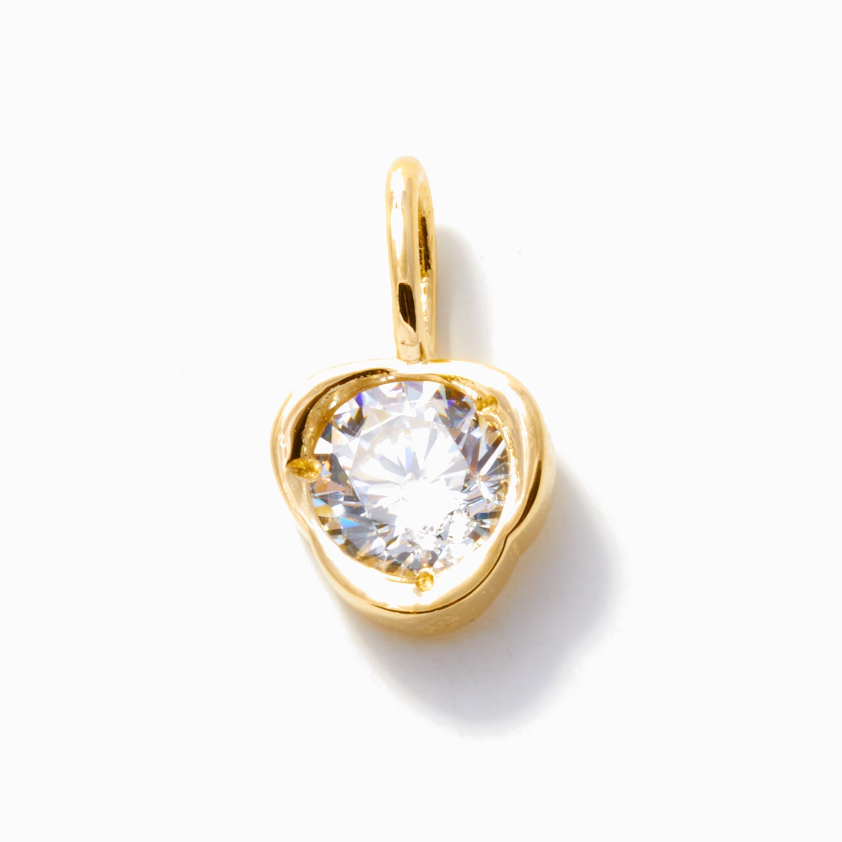 Bezel Set Birthstone Charm