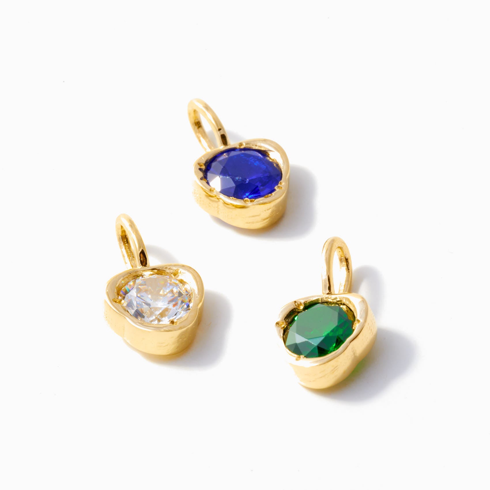 Bezel Set Birthstone Charm