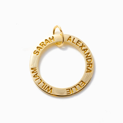 Engravable Open Circle Charm