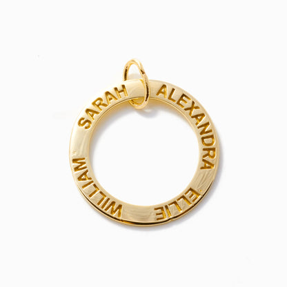 Engravable Open Circle Charm