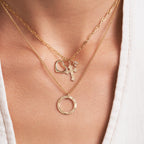Engravable Open Circle Charm