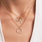 Diamond Lowercase Letter Charm