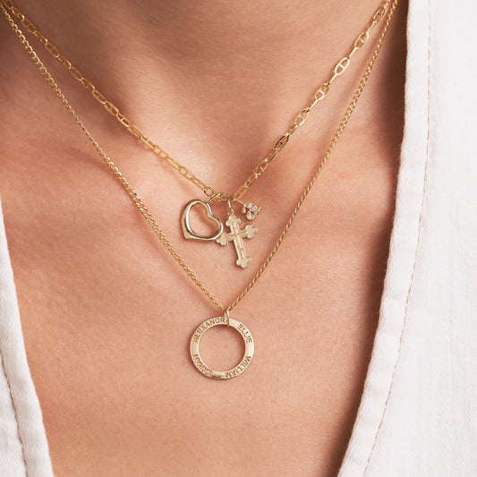 Diamond Lowercase Letter Charm