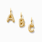 Diamond Hellium Letter Charm