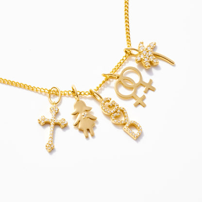 Mother's Baby Girl Charm