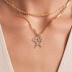 Diamond Number Charm Pendant