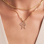 Diamond Number Charm Pendant