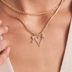 Diamond Hellium Letter Charm