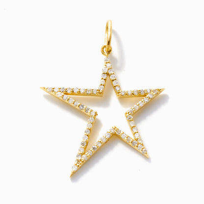 Diamond Star Charm
