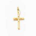 Diamond Accent Cross Charm
