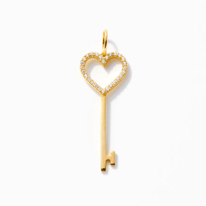 Diamond Key Charm