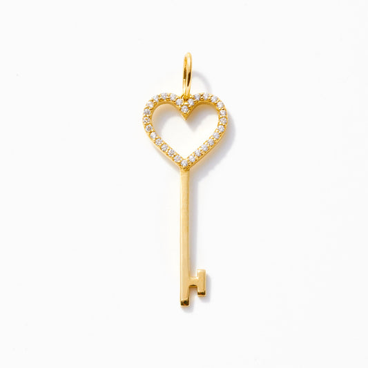 Diamond Key Charm
