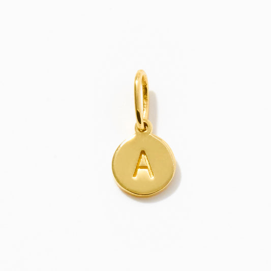 Letter Disc Charm