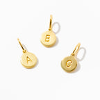 Letter Disc Charm