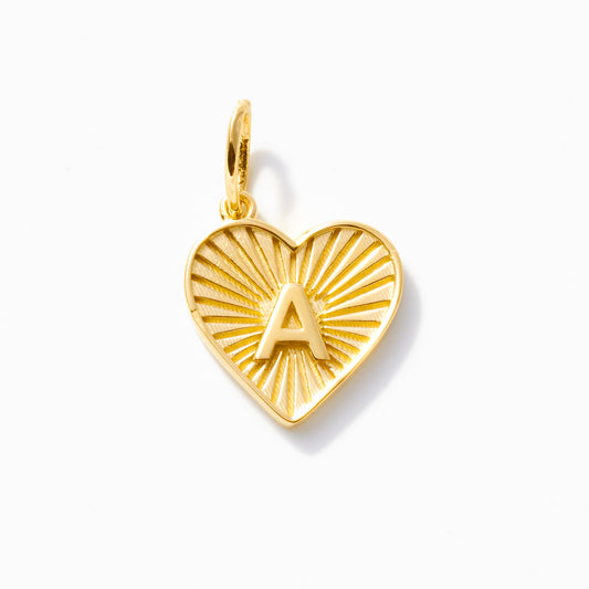 Heart Letter Charm