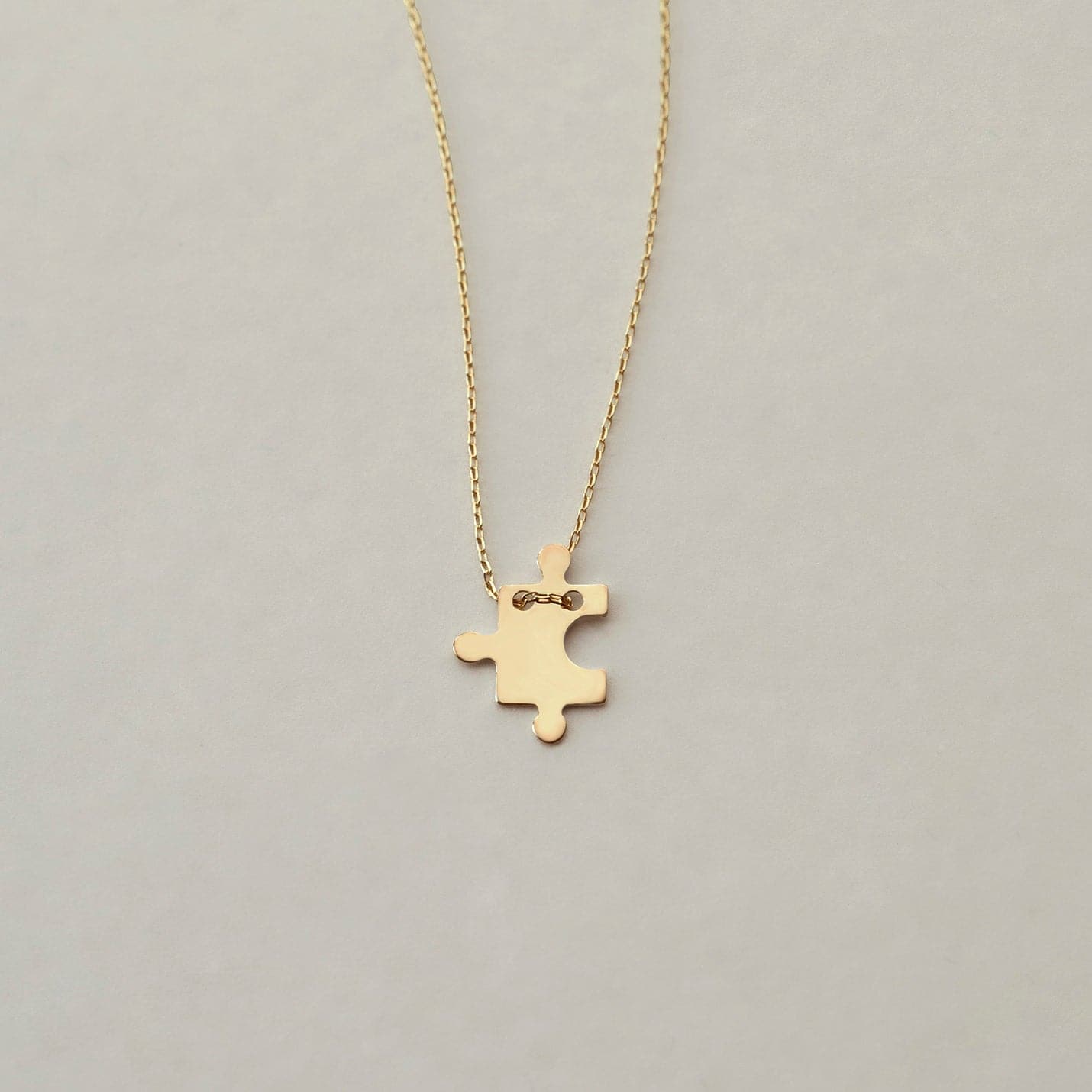 Puzzle Piece Pendant Necklace