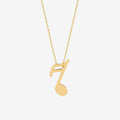 Music Note Pendant Necklace
