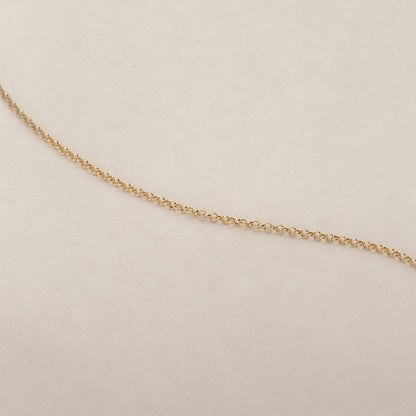 Rolo Link Bracelet in 14K Solid Gold