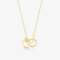 2 Rings Necklace