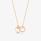 2 Rings Necklace
