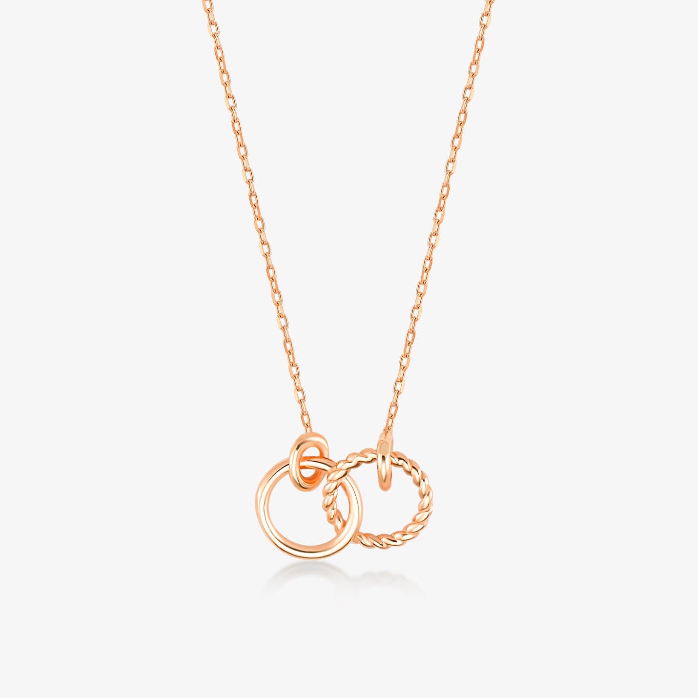 2 Rings Necklace