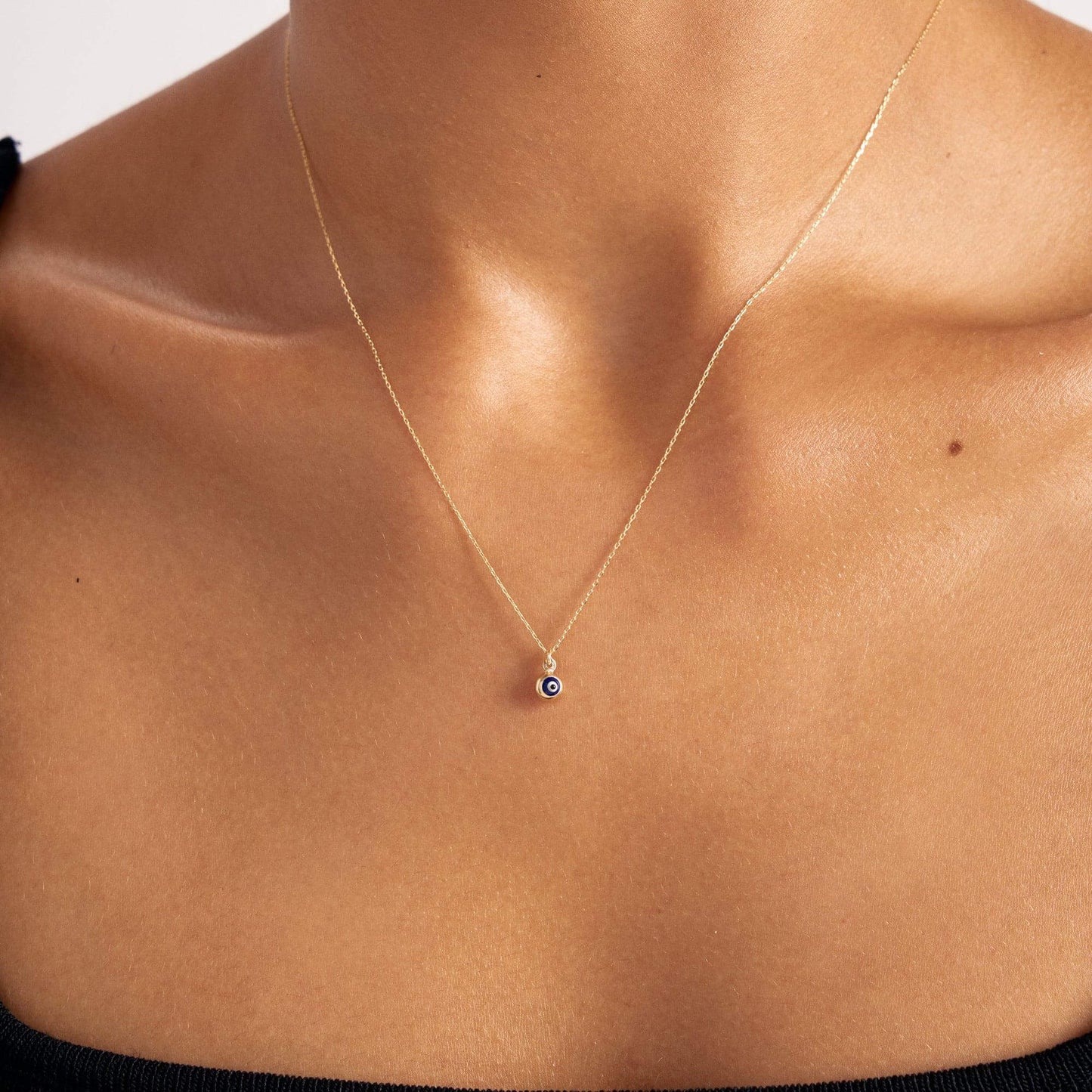 Evil Eye Ball Pendant Necklace