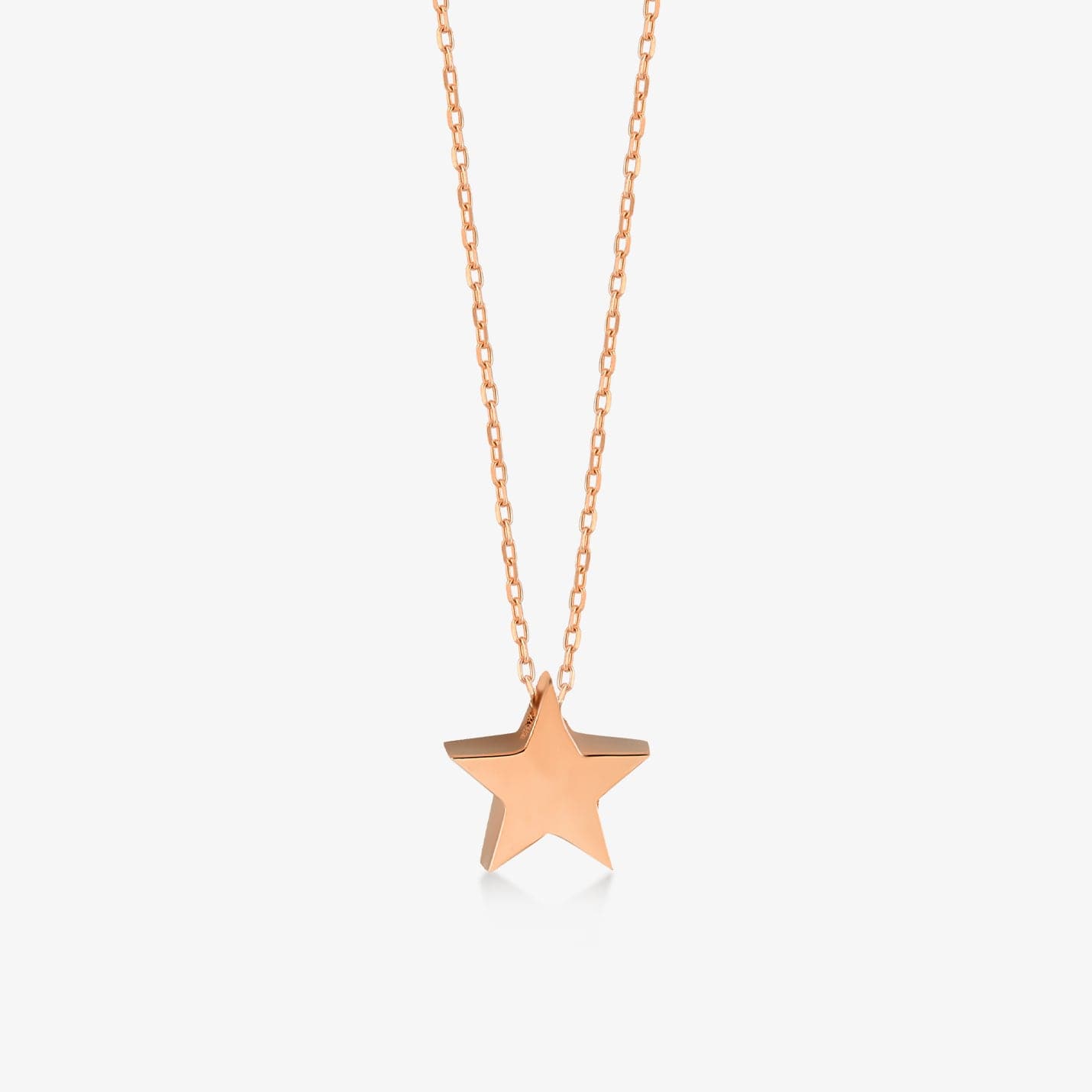 Mini Star Necklace in 14K Solid Gold