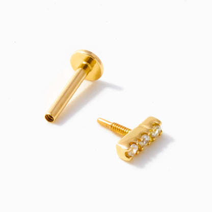 CZ Bar Stud