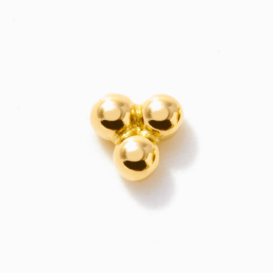 Triple Ball Piercing Stud