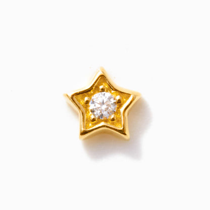 Star Flat Back Piercing