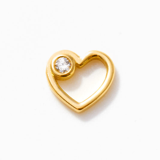 Heart-Shaped Cartilage Earring