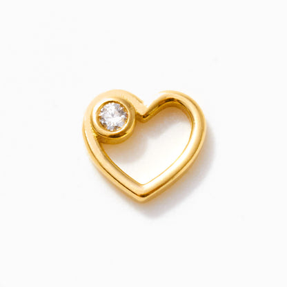 Heart-Shaped Cartilage Earring